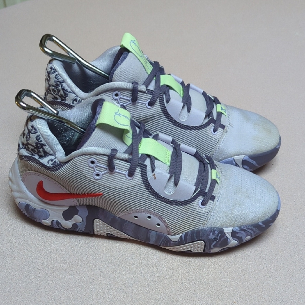 🔥 Nike PG 6 Infrared Mens 7.5 Basketball Shoes, Sneakers Run Shoes